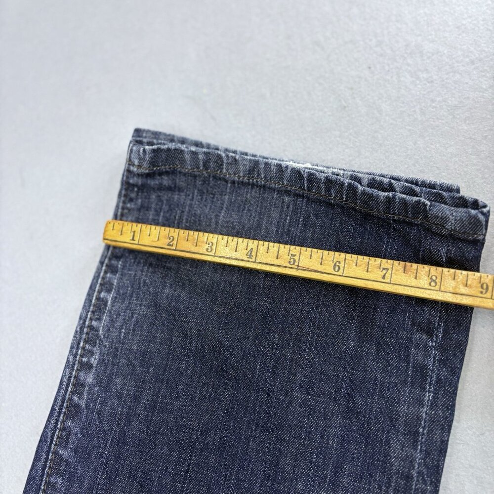 Kenneth‎ Cole New York Men's Distress Denim Blue Jeans Straight Leg Size 34×32 - Picture 12 of 12